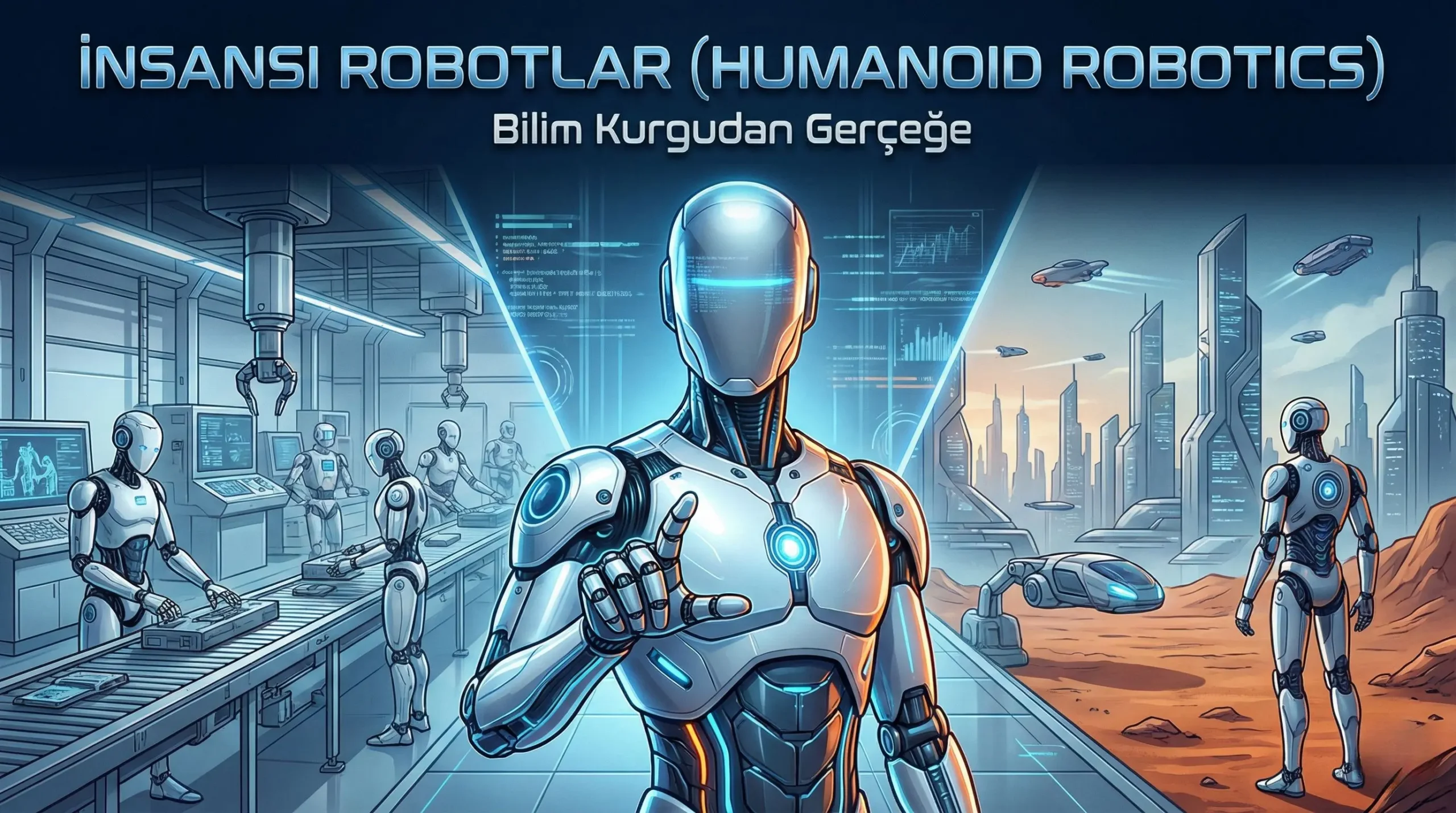 İnsansı Robotlar (Humanoid Robotics) Nedir? Bilim Kurgudan Gerçeğe